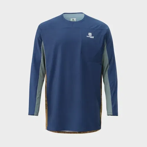 Husqvarna Gotland Motocross MX BMX Jersey Blue Adult Large