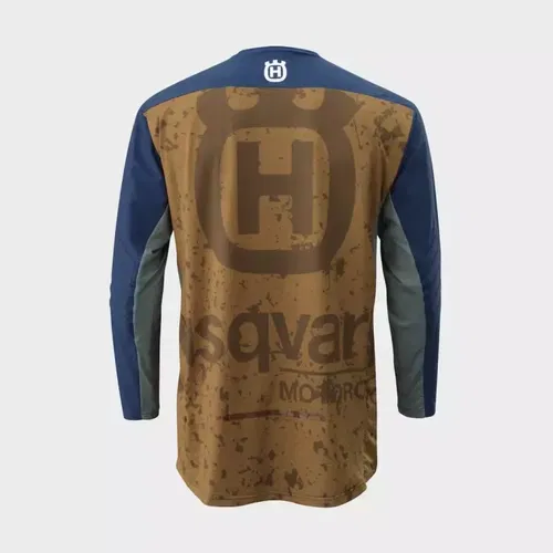 Husqvarna Gotland Motocross MX BMX Jersey Blue Adult Large