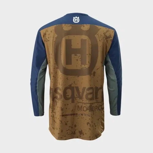 Husqvarna Gotland Motocross MX BMX Jersey Blue Adult Large