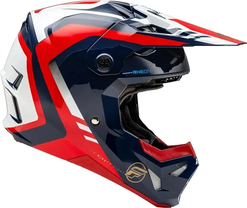 Fly Racing Formula CP Krypton Red White Blue Motocross BMX Helmet Adult Medium