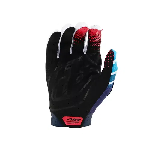 Troy Lee Designs Air Wavez Navy / Red Motocross BMX Gloves Adult M