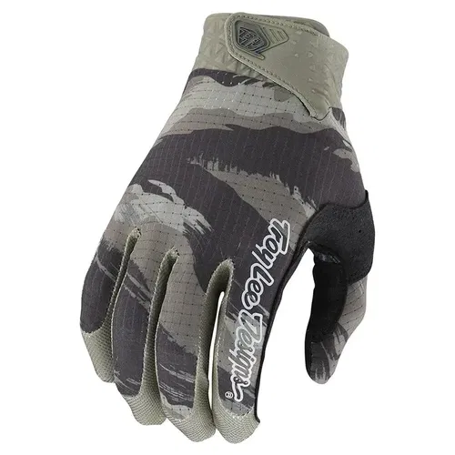 Troy Lee Designs Air Brushed Camo Army Green Motocross ATV Gloves Adult Large