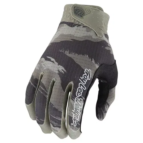 Troy Lee Designs Air Brushed Camo Army Green Motocross ATV Gloves Adult Large