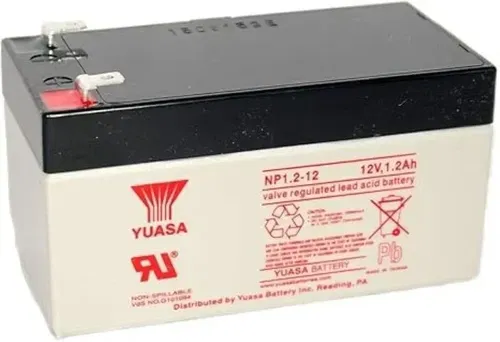 KTM Freeride E-XC Yuasa 12 Volt 1.2 Ah Sealed Lead Acid Battery - F1 Terminals