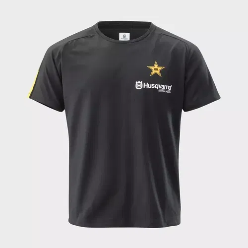 Husqvarna Black Rock Star Edition T Shirt Size Adult Small