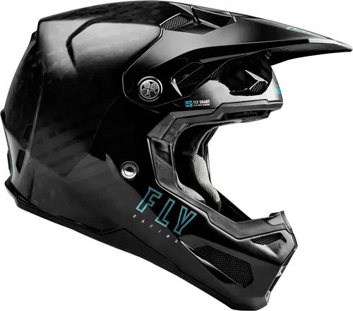 Fly Racing Formula S Carbon S1A Black Motocross ATV BMX Helmet Youth Large