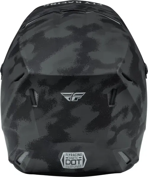 Fly Racing Kinetic Special Edition Matte Grey Camo Motocross Helmet Youth Small