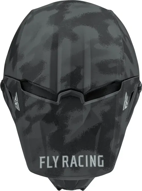 Fly Racing Kinetic Special Edition Matte Grey Camo Motocross Helmet Youth Small