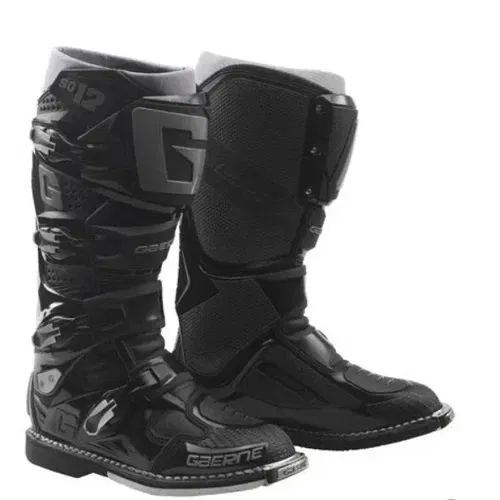 Gaerne SG12 Men MX Motocross ATV Offroad Boots Black Size 12