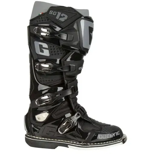 Gaerne SG12 Men MX Motocross ATV Offroad Boots Black Size 12