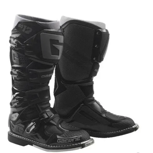 Gaerne SG12 Men MX Motocross ATV Offroad Boots 8 Black