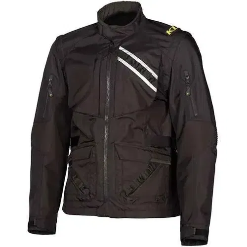 KLIM Dakar Jacket Adventure Motorcycle Reflective Jacket Black Small