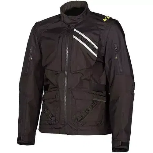 KLIM Dakar Jacket Adventure Motorcycle Reflective Jacket Black Small