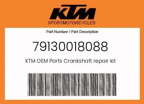 KTM Husqvarna GasGas Crankshaft Repair Kit 250 350 (2019-2025) OEM 79130018088