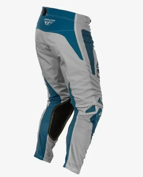 Fly Racing Kinetic Mesh Sym Grey blue Motocross BMX ATV Pants Size 40