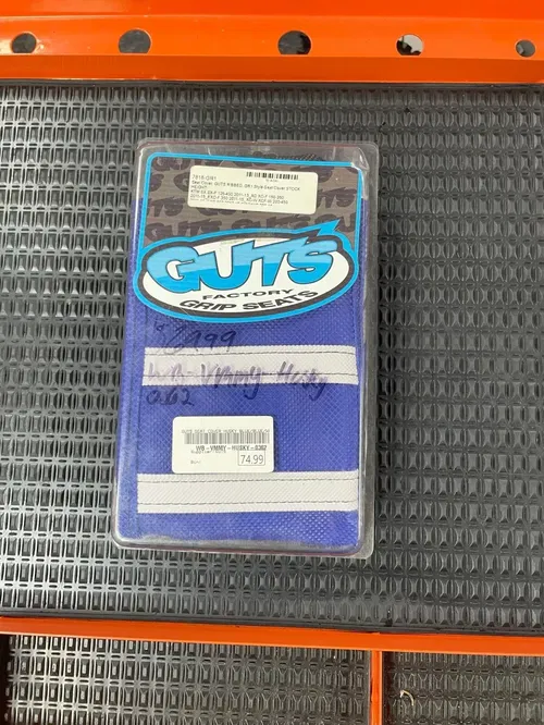 Guts Blue/Blue/White Ribbed Seat Cover 2011-2015 Husqvarna KTM  125cc-450cc
