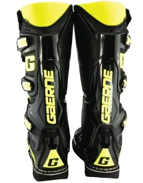 Gaerne SG12 Men MX Motocross ATV Offroad Boots 12 Black Yellow