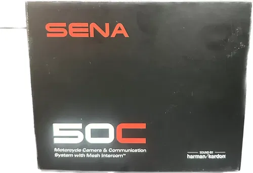 Sena 50C Motorcycle Communication and 4K Camera System by Harman Kardon