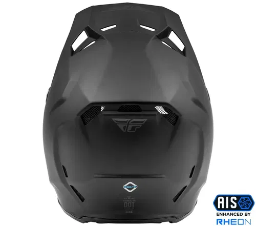 Fly Racing Formula CC Solid Matte Black Motocross ATV BMX Helmet Youth Large