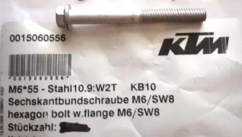 KTM Husqvarna GasGas HH Collar Screw M 6x55 WS=8 10.9   OEM 0015060556