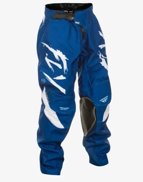 Fly Racing Motocross ATV BMX Youth Kinetic Stroke Pants Navy/ White SZ 20