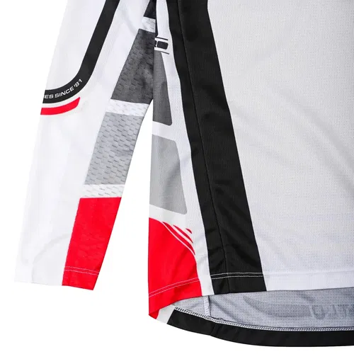 Troy Lee Designs GP Pro Wavez Off-White Red Motocross BMX Jersey Youth XL
