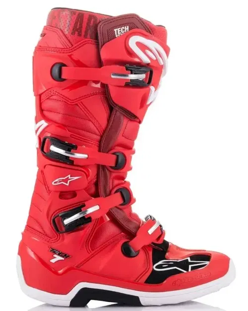 Alpinestars Tech 7 Men Motorcross ATV MX Offroad Boots 8 Red