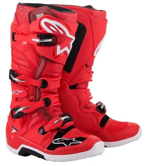 Alpinestars Tech 7 Men Motorcross ATV MX Offroad Boots 8 Red