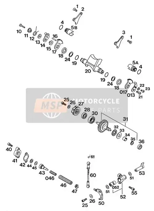 KTM Husqvarna GasGas Cylinder Screw DIN6912 M5x12 8.8   OEM 0984050123S
