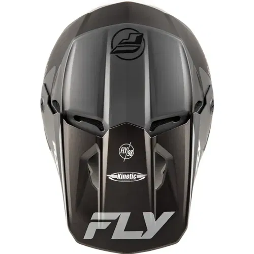 Fly Racing Kinetic Matte Gray Black White Motocross ATV BMX Helmet Adult XXL