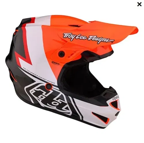 Troy Lee Designs GP Volt Orange MX ATV Helmet Adult Large