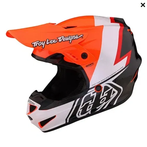Troy Lee Designs GP Volt Orange MX ATV Helmet Adult Large