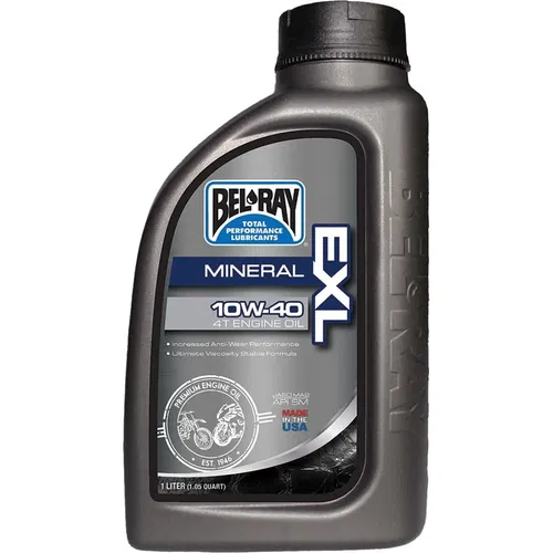 Bel-Ray EXL Mineral 4T Engine Oil 10W-40   1 Liter