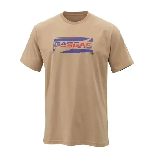 GasGas United Light Brown T Shirt Size Adult Small