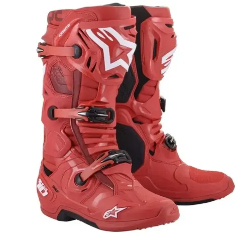 Alpinestars Tech 10 Men Motorcross ATV MX Offroad Boots 9 Red
