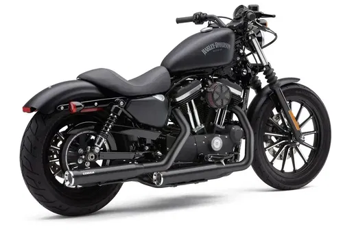 3" RPT SLIP-ONS BLACK SPORTSTER 04-13
