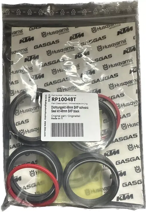 WP 48mm SKF Black Fork Seal Kit OEM Part Number RP10048T