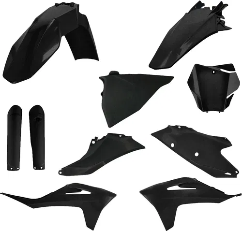 Acerbis Full Plastics Kit Metallic Black 2021-2023 GasGas 125-450    2872797440