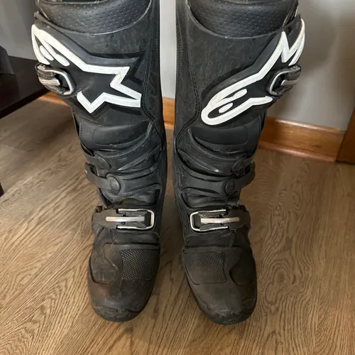 Alpine Star Tech 7 Riding Boots Men's Size 8