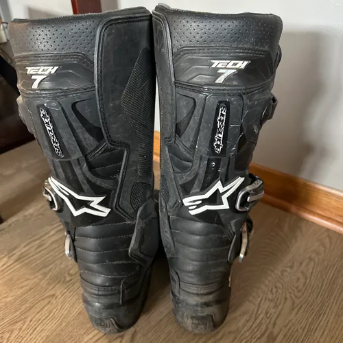 Alpine Star Tech 7 Riding Boots Men's Size 8