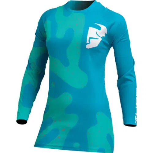 Thor Women's Sector Disguise Jersey Teal/Aqua Large