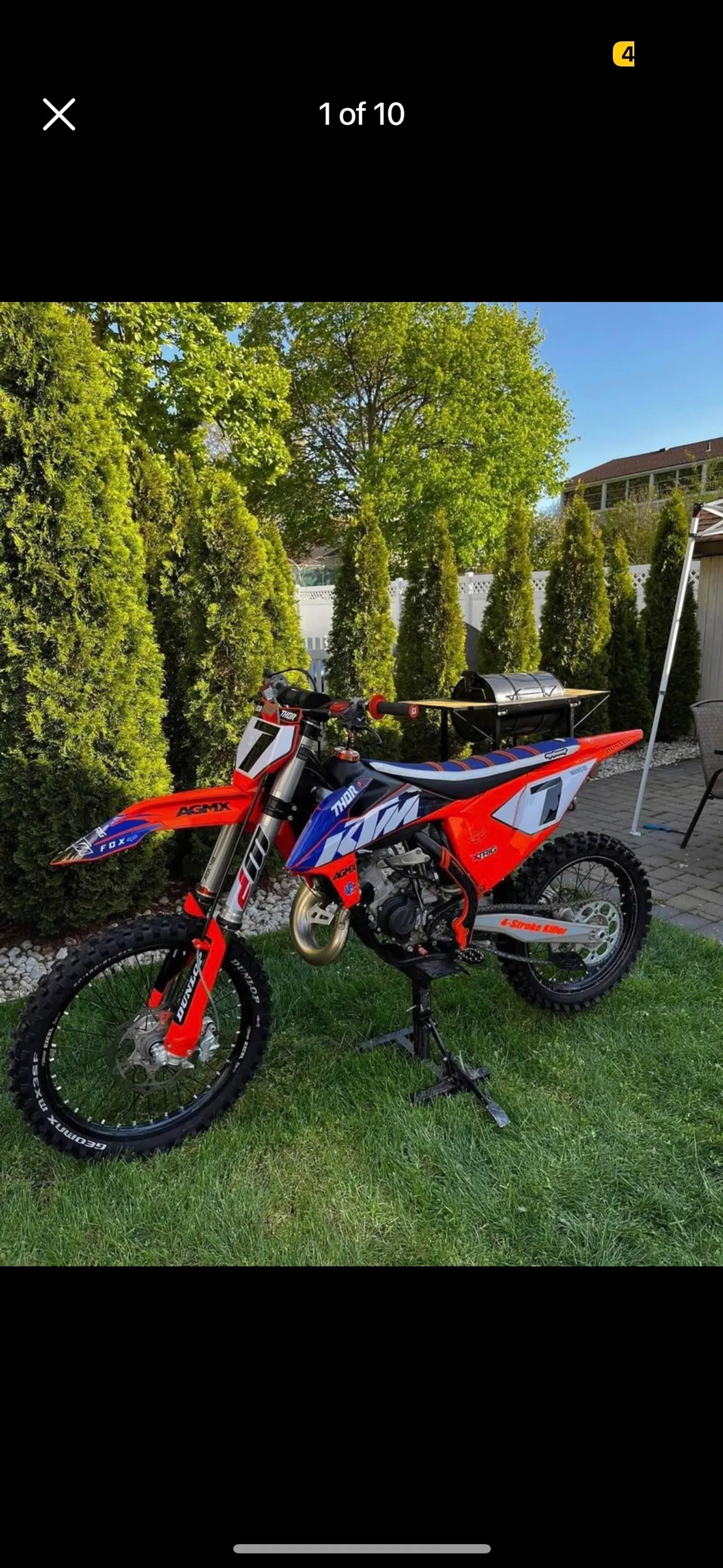 Ktm 125 deals 4 stroke