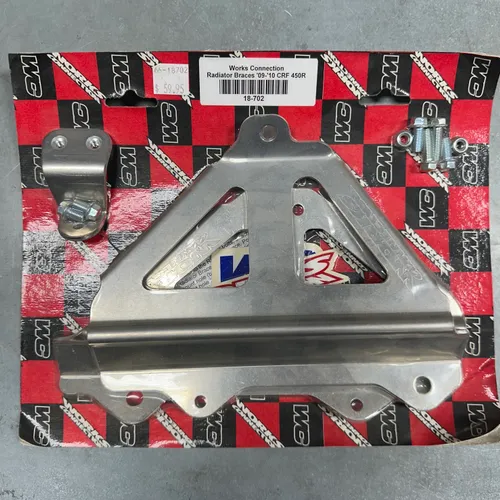Works Connection Radiator Braces 09-10 CRF450R