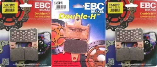 EBC HH front & rear brake pad set fits 04-05 Suzuki GSXR600/750 FA379HH|FA254HH