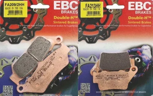 EBC HH front & rear brake pads set fits BMW F650GS, G650GS