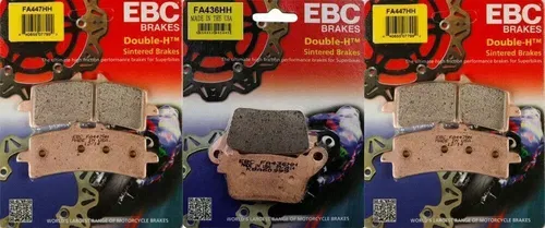 EBC HH front rear brake pad kit fits Kawasaki ZX10R 16-20, Suzuki GSXR1000 12-20