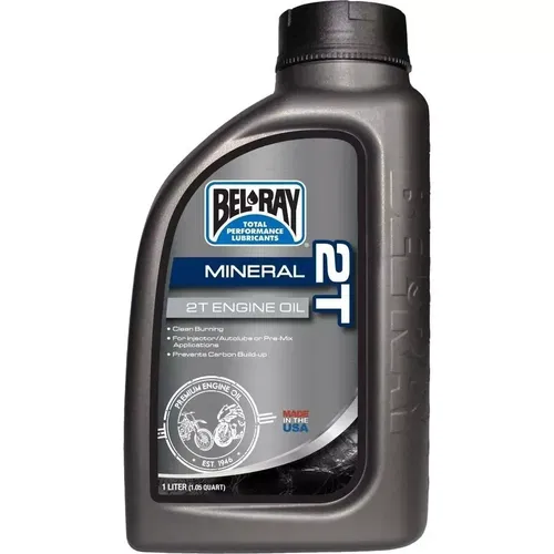 Bel-Ray 2T Mineral (2-Stroke) Engine/Motor Oil | 1 Liter | 99010-B1LW