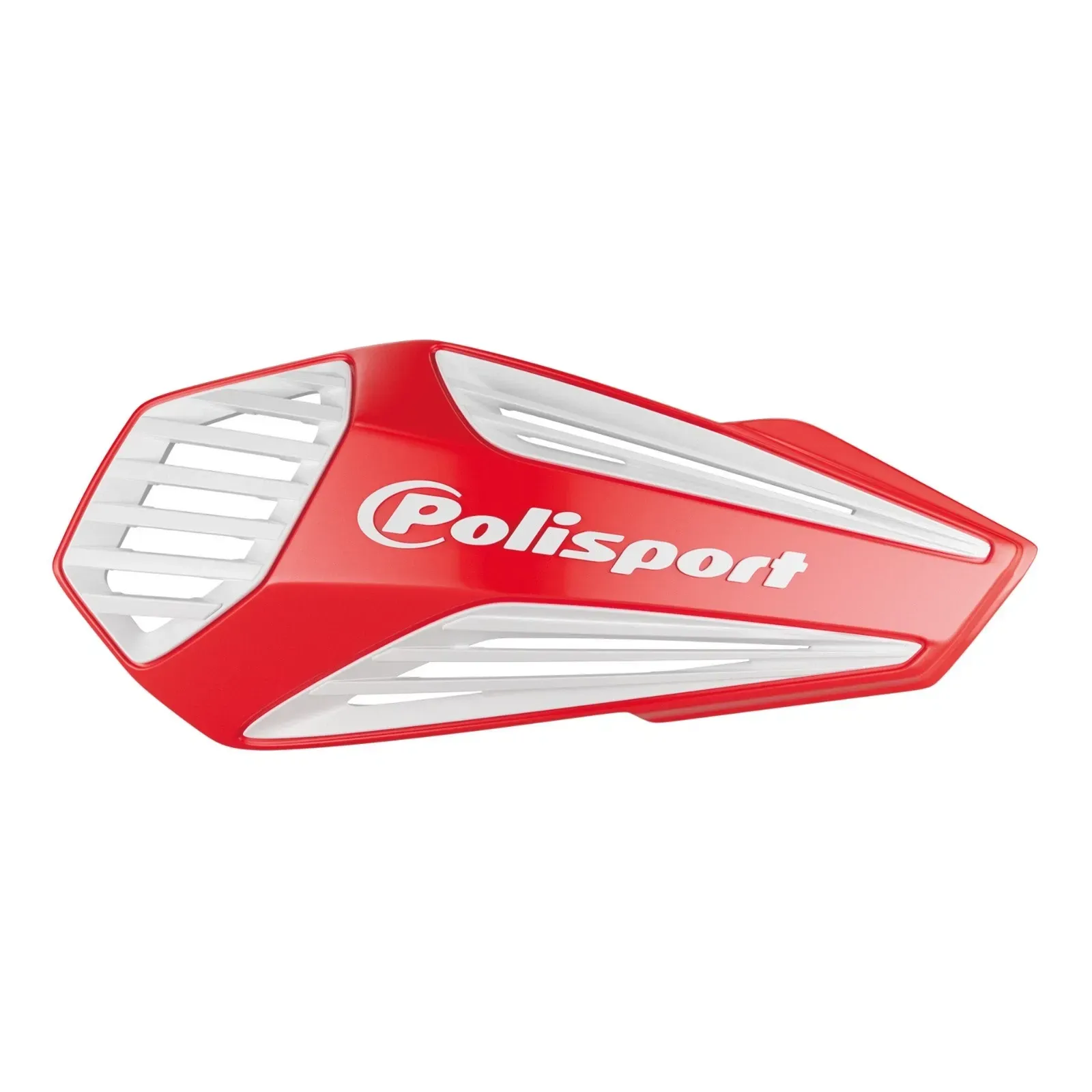 Polisport MX Air Universal 7/8 Handguard Red/White Dirtbike ATV Motocross