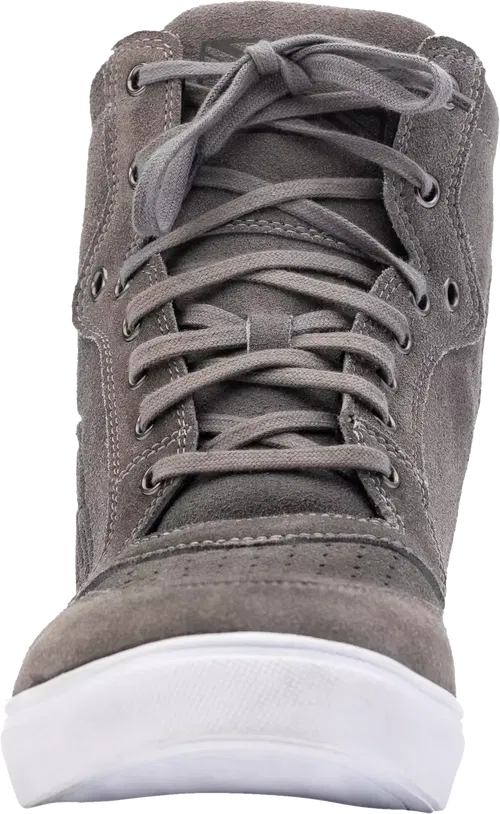 Hitop Moto Sneaker Ce Boot Grey Suede  Sz 7