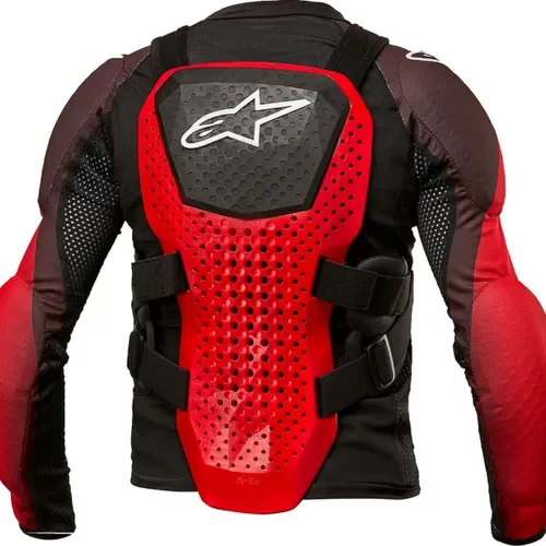 ALPINESTARS BIONIC TECH YOUTH PROTECTION JACKET BLK/WHT/RED SM/MD